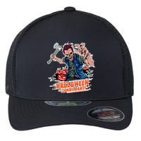Halloween Zombie Party Pumpkin Patch Zombies Funny Flexfit Unipanel Trucker Cap