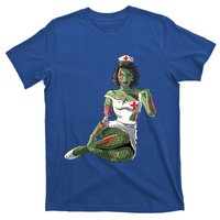 Halloween Zombie Pin Up Nurse Lady Gift T-Shirt