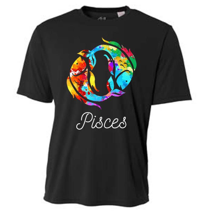 Horoscope Zodiac Sign Pisces Cooling Performance Crew T-Shirt