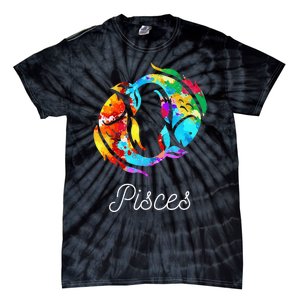 Horoscope Zodiac Sign Pisces Tie-Dye T-Shirt