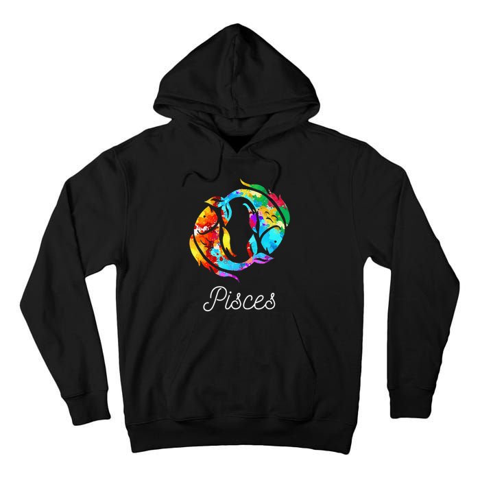 Horoscope Zodiac Sign Pisces Tall Hoodie