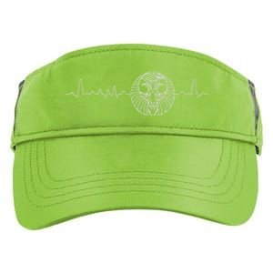 Heartbeat Zodiac Sign Astrology Apparel Funny Horoscope Adult Drive Performance Visor