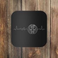 Heartbeat Zodiac Sign Astrology Apparel Funny Horoscope Coaster