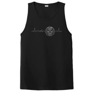 Heartbeat Zodiac Sign Astrology Apparel Funny Horoscope PosiCharge Competitor Tank