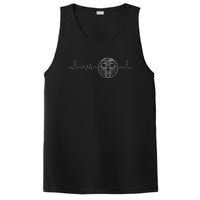 Heartbeat Zodiac Sign Astrology Apparel Funny Horoscope PosiCharge Competitor Tank