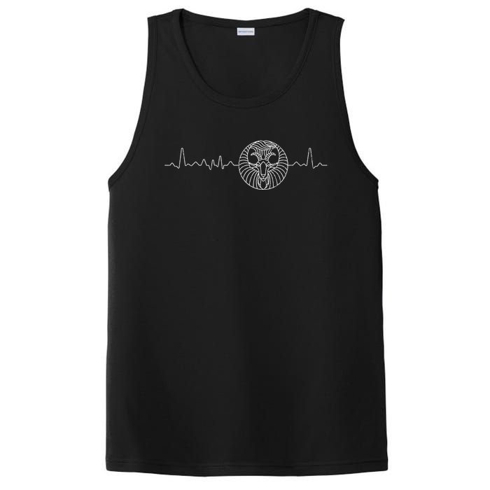 Heartbeat Zodiac Sign Astrology Apparel Funny Horoscope PosiCharge Competitor Tank