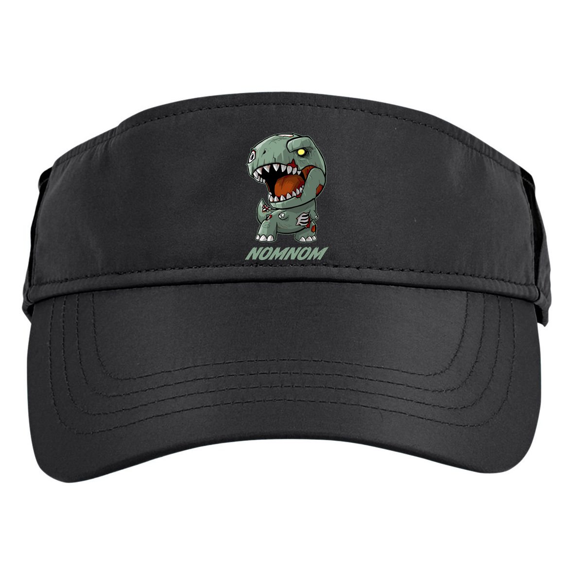 Halloween Zombie Trex NomNom Adult Drive Performance Visor