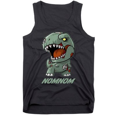 Halloween Zombie Trex NomNom Tank Top