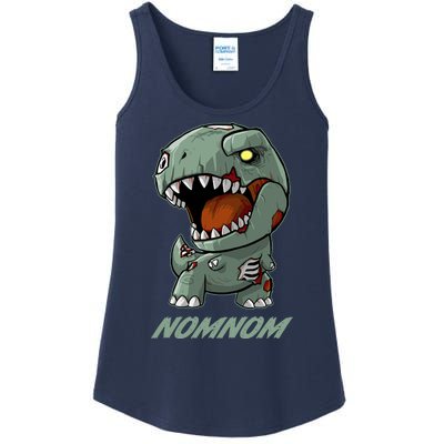 Halloween Zombie Trex NomNom Ladies Essential Tank