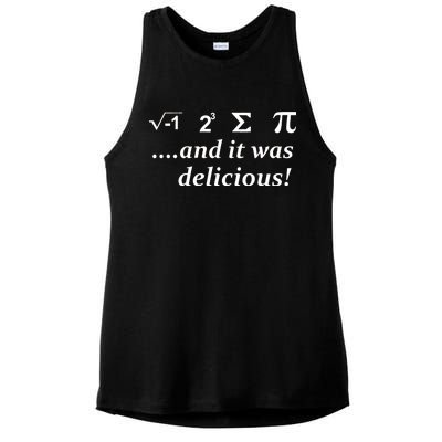 I 8 Sum Pi And It was Delicious! Ladies PosiCharge Tri-Blend Wicking Tank