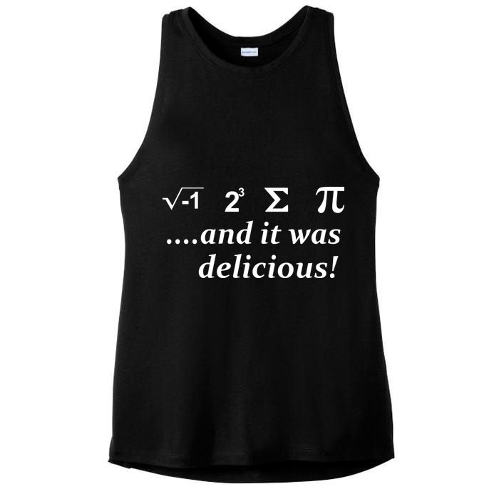 I 8 Sum Pi And It was Delicious! Ladies PosiCharge Tri-Blend Wicking Tank