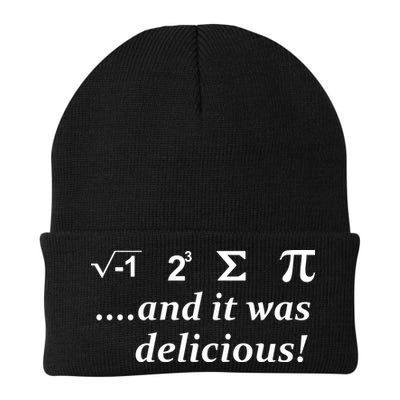 I 8 Sum Pi And It was Delicious! Knit Cap Winter Beanie