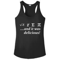 I 8 Sum Pi And It was Delicious! Ladies PosiCharge Competitor Racerback Tank