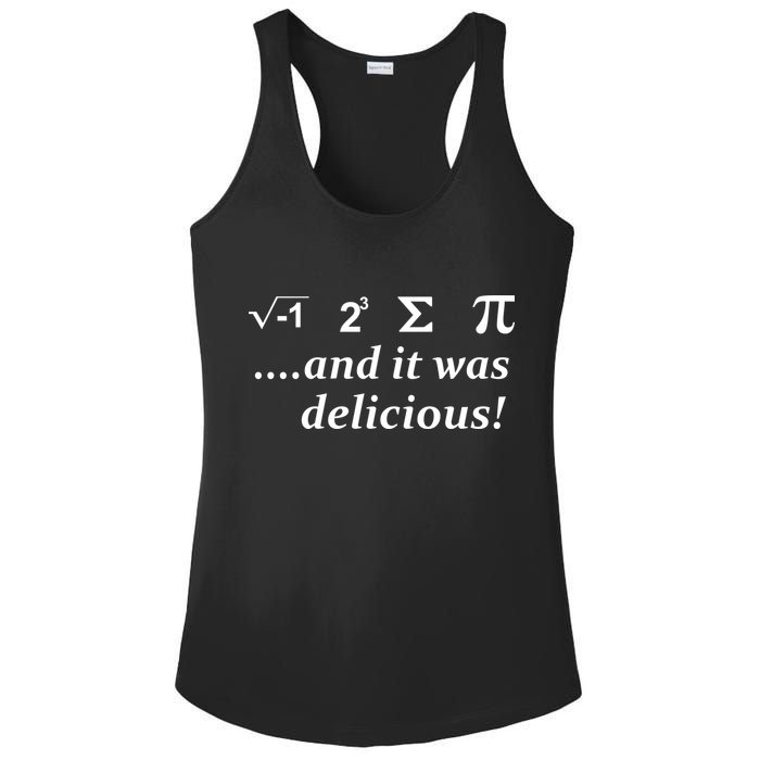 I 8 Sum Pi And It was Delicious! Ladies PosiCharge Competitor Racerback Tank