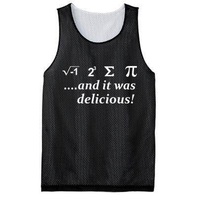 I 8 Sum Pi And It was Delicious! Mesh Reversible Basketball Jersey Tank
