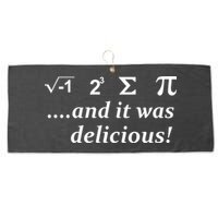I 8 Sum Pi And It was Delicious! Large Microfiber Waffle Golf Towel