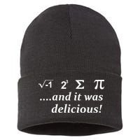 I 8 Sum Pi And It was Delicious! Sustainable Knit Beanie