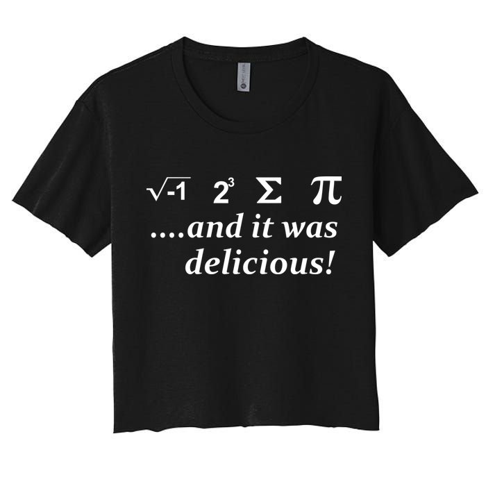 I 8 Sum Pi And It was Delicious! Crop Top