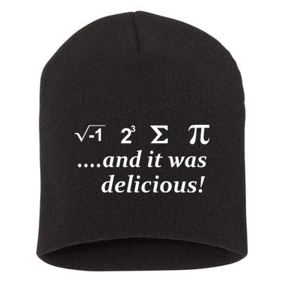I 8 Sum Pi And It was Delicious! Short Acrylic Beanie