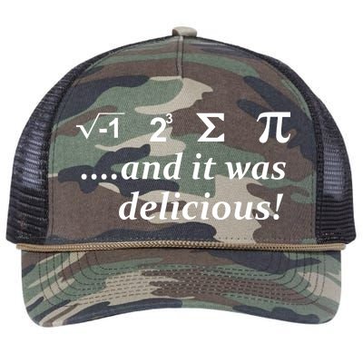 I 8 Sum Pi And It was Delicious! Retro Rope Trucker Hat Cap