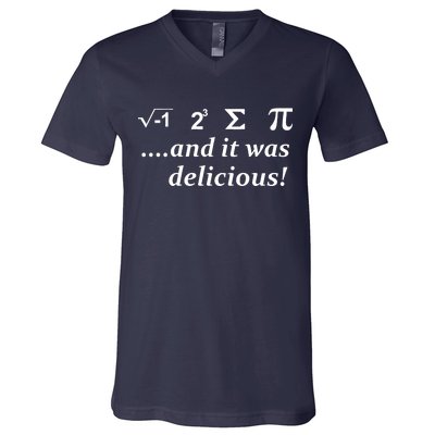 I 8 Sum Pi And It was Delicious! V-Neck T-Shirt