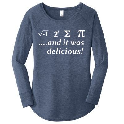 I 8 Sum Pi And It was Delicious! Women's Perfect Tri Tunic Long Sleeve Shirt