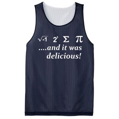 I 8 Sum Pi And It was Delicious! Mesh Reversible Basketball Jersey Tank