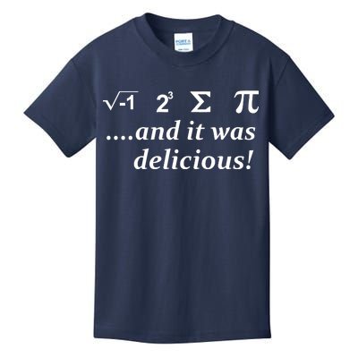 I 8 Sum Pi And It was Delicious! Kids T-Shirt