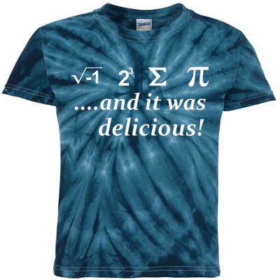 I 8 Sum Pi And It was Delicious! Kids Tie-Dye T-Shirt