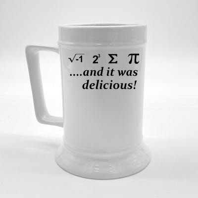 I 8 Sum Pi And It was Delicious! Beer Stein