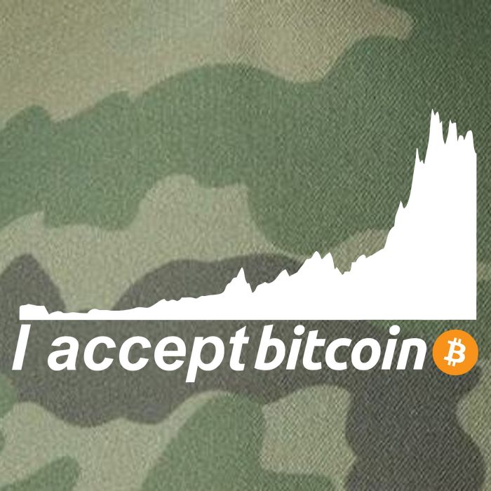 I Accept Bitcoin Crypto Currency Legacy Tie Dye Trucker Hat