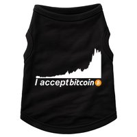 I Accept Bitcoin Crypto Currency Doggie Tank