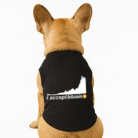I Accept Bitcoin Crypto Currency Doggie Tank