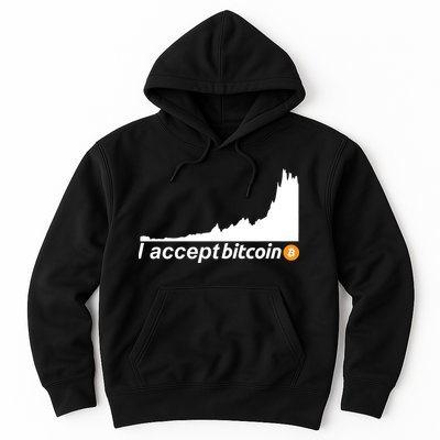 I Accept Bitcoin Crypto Currency Hoodie
