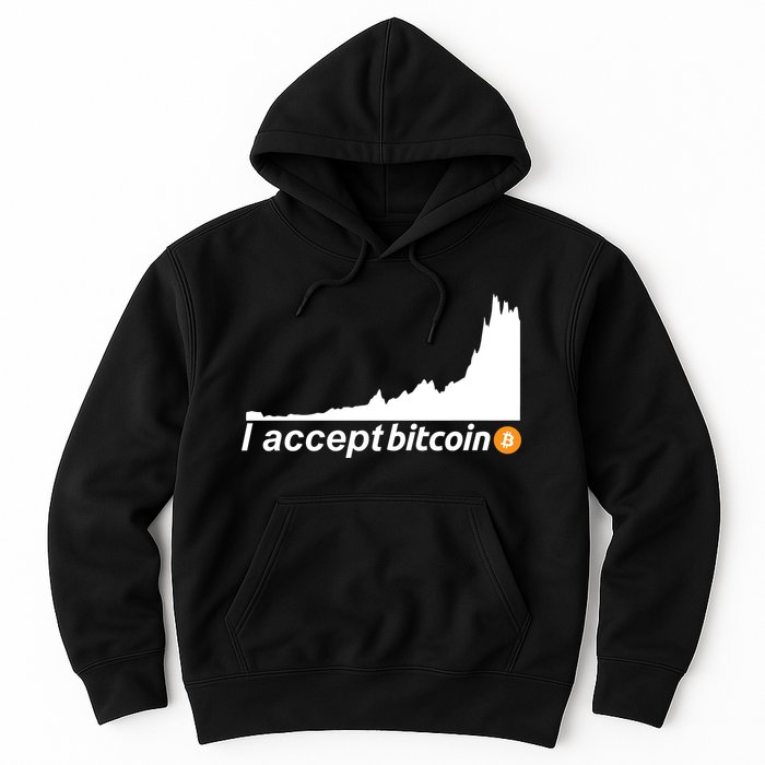 I Accept Bitcoin Crypto Currency Hoodie