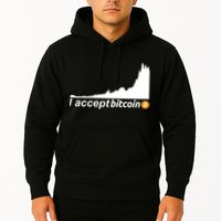 I Accept Bitcoin Crypto Currency Hoodie