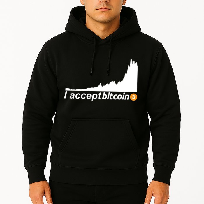 I Accept Bitcoin Crypto Currency Hoodie