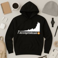 I Accept Bitcoin Crypto Currency Hoodie