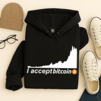 I Accept Bitcoin Crypto Currency Hoodie