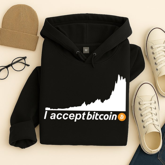 I Accept Bitcoin Crypto Currency Hoodie