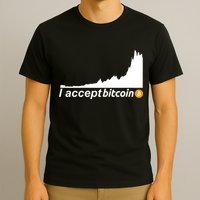 I Accept Bitcoin Crypto Currency T-Shirt