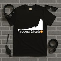 I Accept Bitcoin Crypto Currency T-Shirt