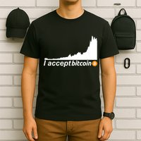 I Accept Bitcoin Crypto Currency T-Shirt