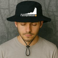 I Accept Bitcoin Crypto Currency Bucket Hat