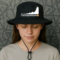 I Accept Bitcoin Crypto Currency Bucket Hat