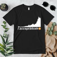 I Accept Bitcoin Crypto Currency Premium T-Shirt