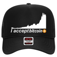 I Accept Bitcoin Crypto Currency Hat