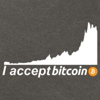 I Accept Bitcoin Crypto Currency Cotton Canvas Backpack