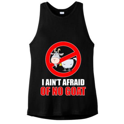 I Ain't Afraid of No Goat Chicago Ladies PosiCharge Tri-Blend Wicking Tank