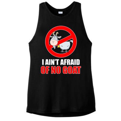 I Ain't Afraid of No Goat Chicago Ladies PosiCharge Tri-Blend Wicking Tank